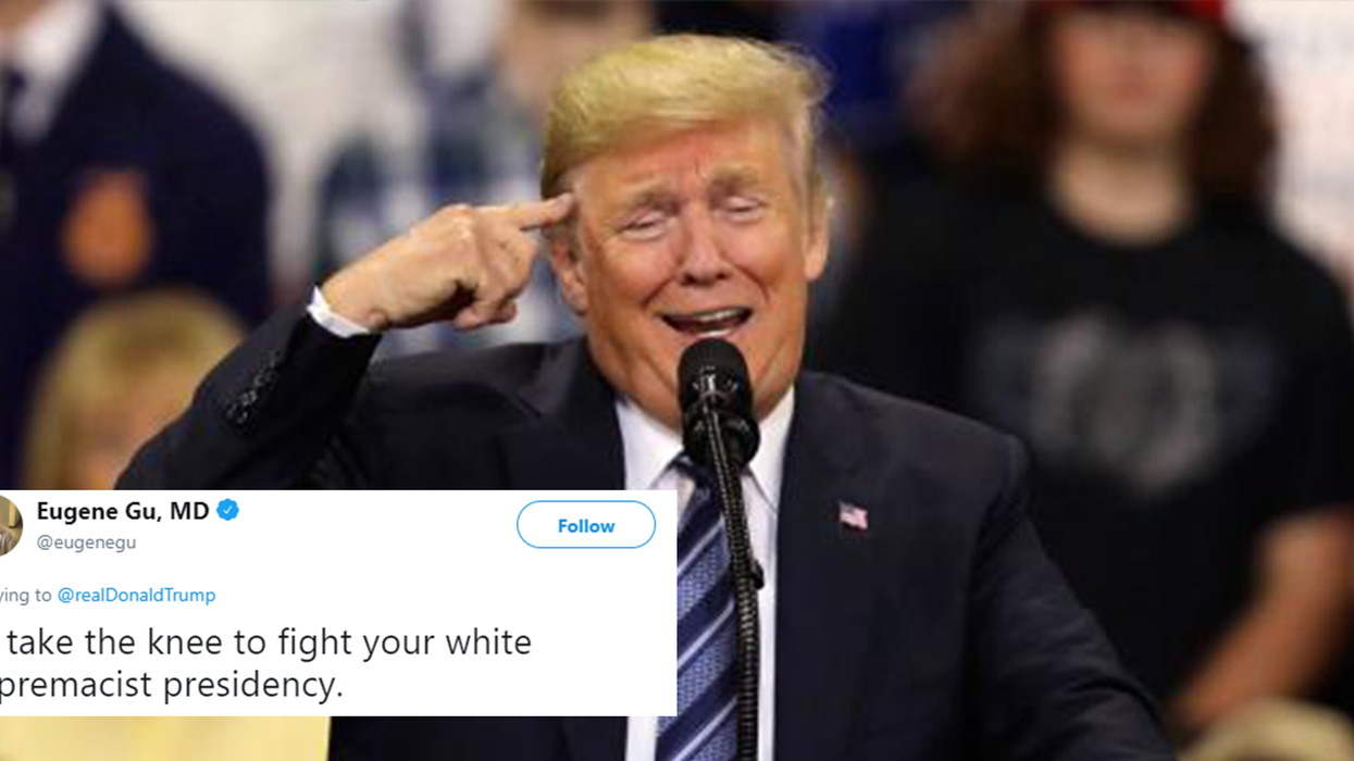 Trump tweets NFL first game ratings are 'way down', and Twitter responded accordingly