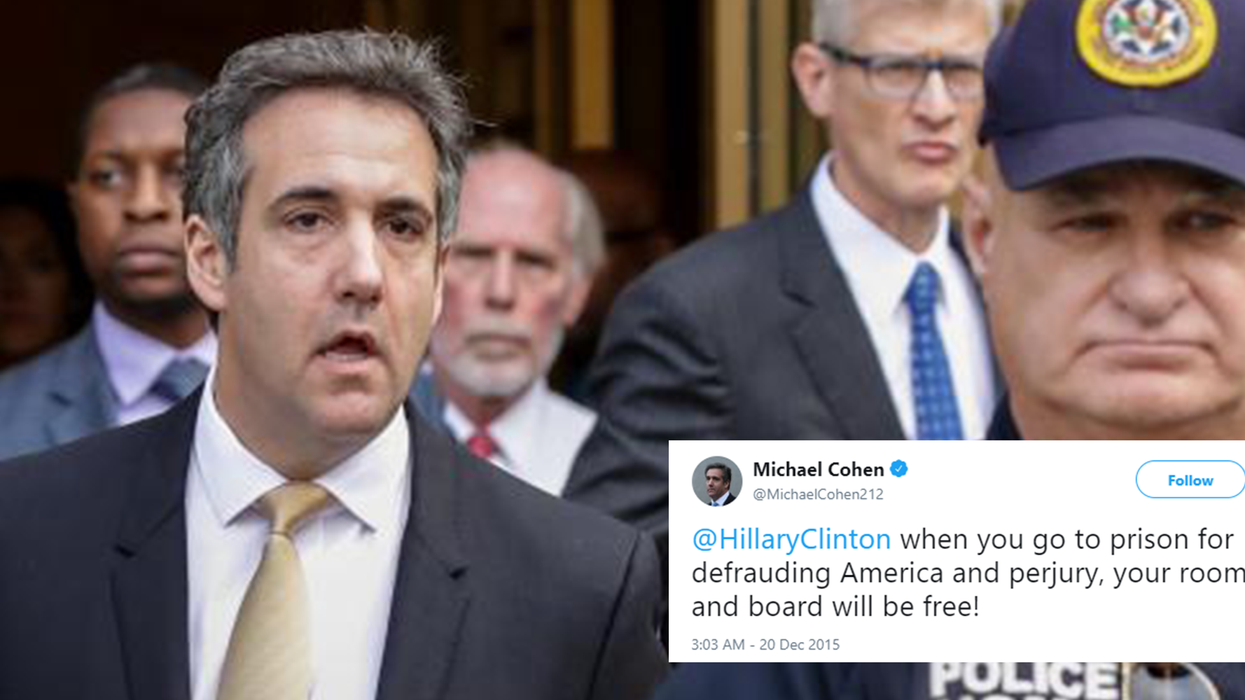 Michael Cohen's ironic tweet about going to prison has aged terribly