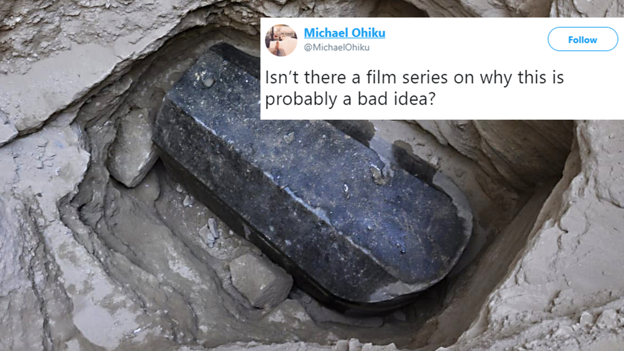 Egypt is going to open an ancient sarcophagus and people are convinced it won't end well
