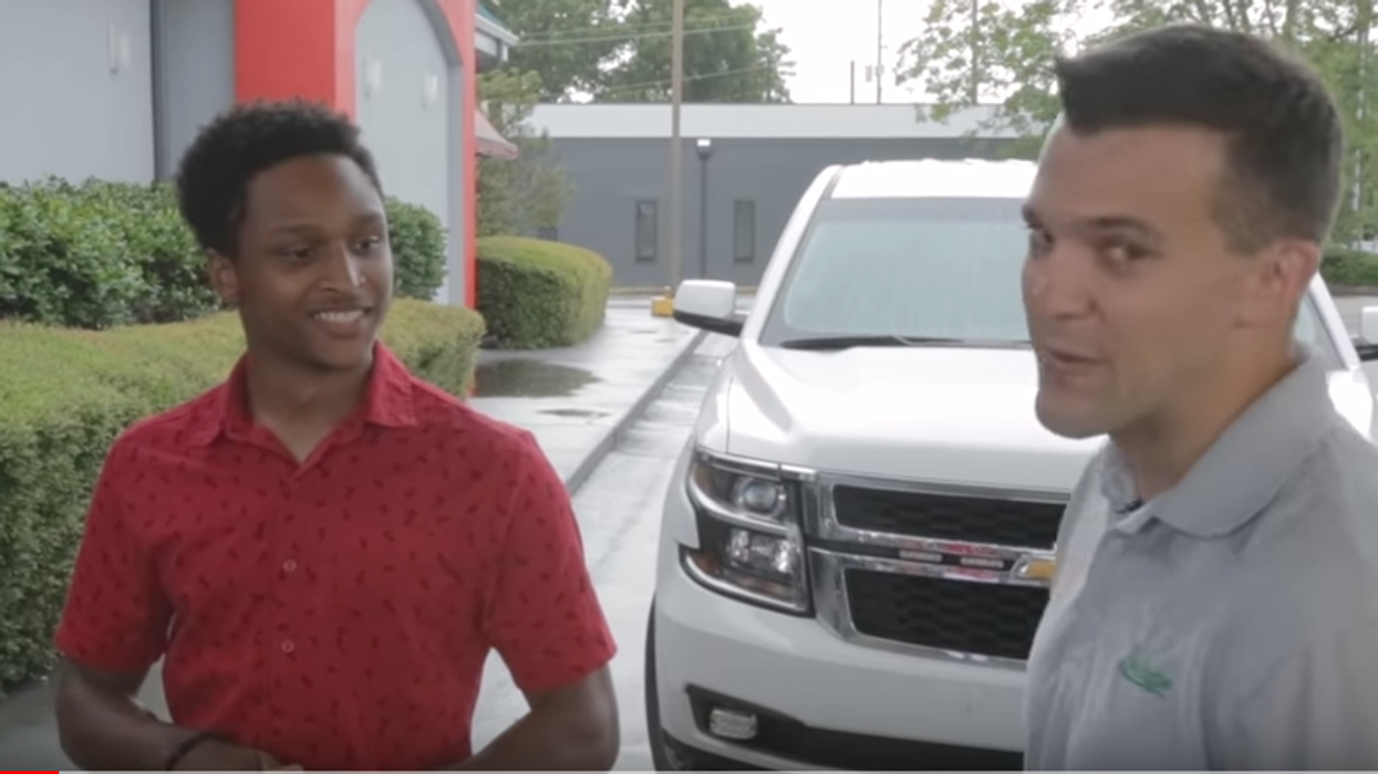 Student who walks 20 miles to work on his first day gets rewarded with a brand new car