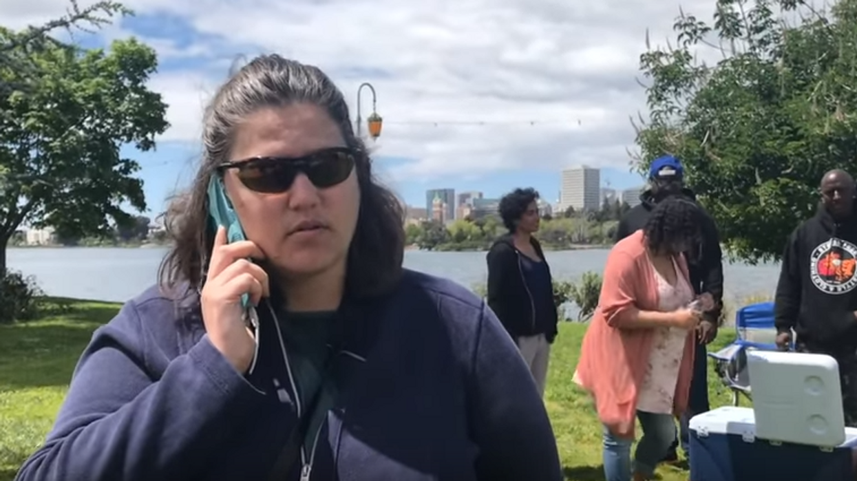 A white woman called the police on a black family for having a BBQ by a lake