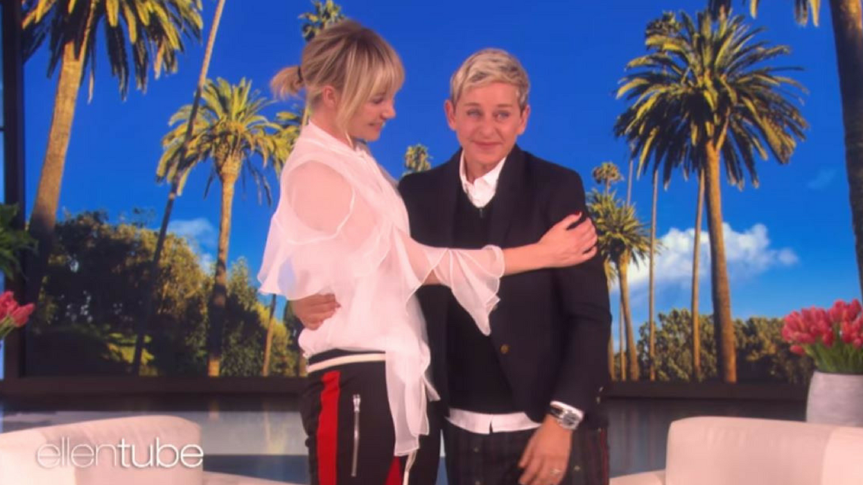 Ellen's wife Portia gave her the ultimate birthday present and it reduced her to tears