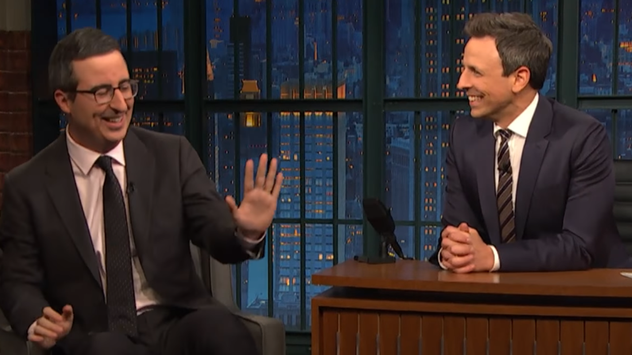 John Oliver fanboying over Beyoncé starring beside him in The Lion King is all of us