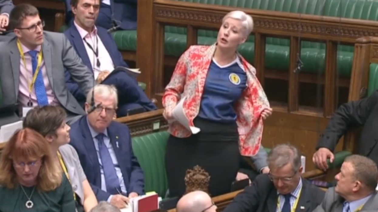 This MP managed to sneakily wear a football shirt in the House of Commons