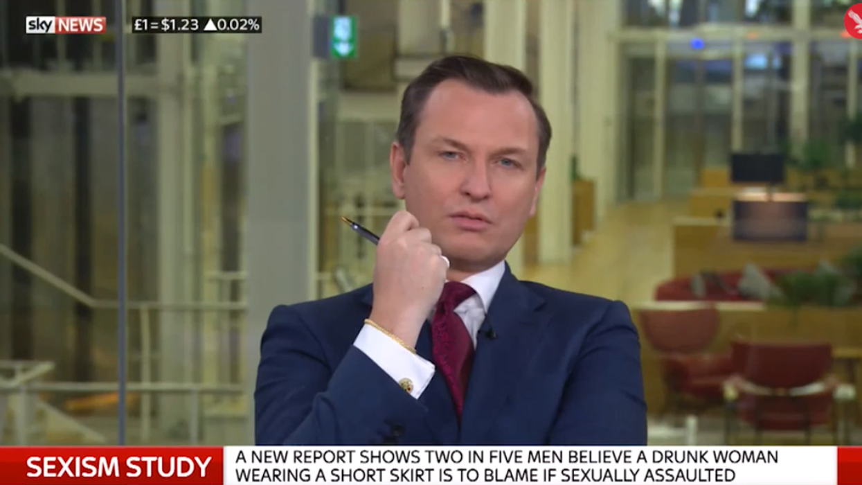 A Sky News presenter part-blamed women in 'short skirts' for sex attacks. This is how the internet responded