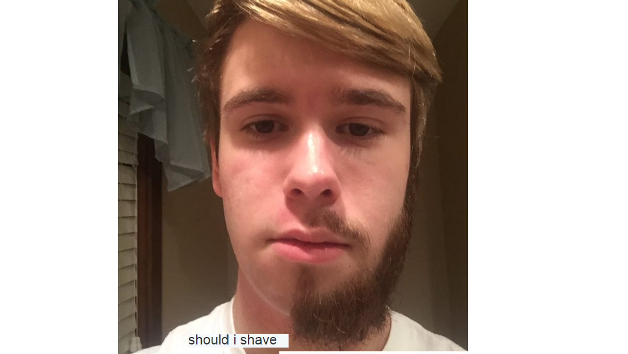 A man asked the internet what to do with his beard and instantly regretted it