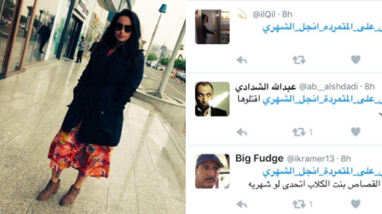 This woman was threatened with murder because she uncovered her hair in Saudi Arabia