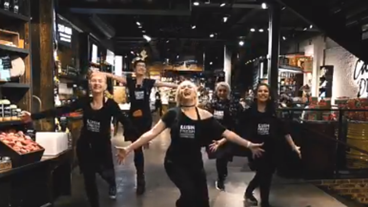 Lush staff recreated *that* viral video