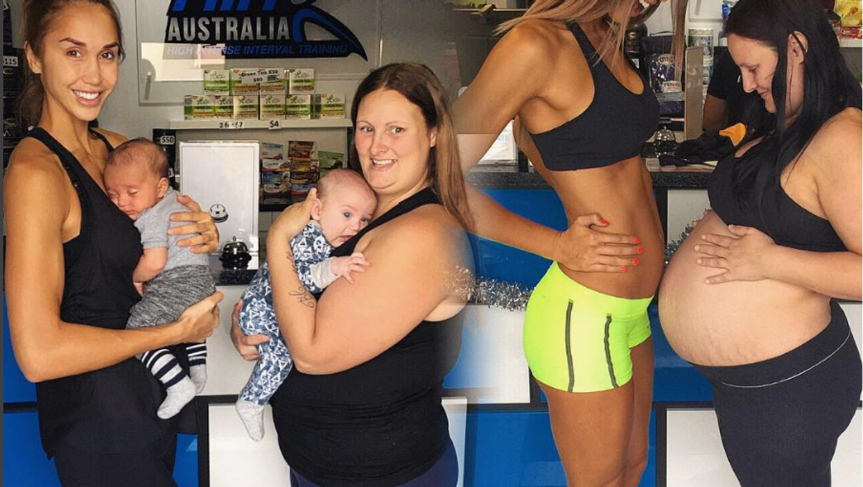 That viral pregnancy photo has been recreated with an adorable twist