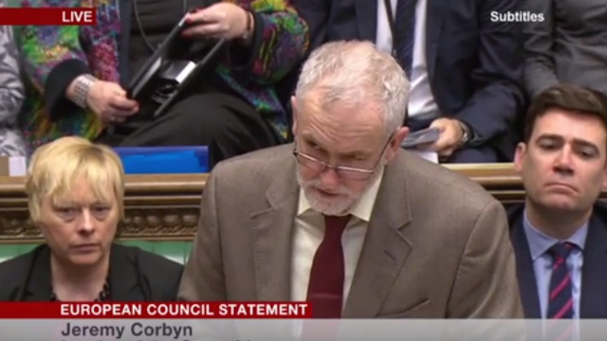 Jeremy Corbyn was drowned out in the Commons by Tory backbenchers chanting ‘Who are ya?’