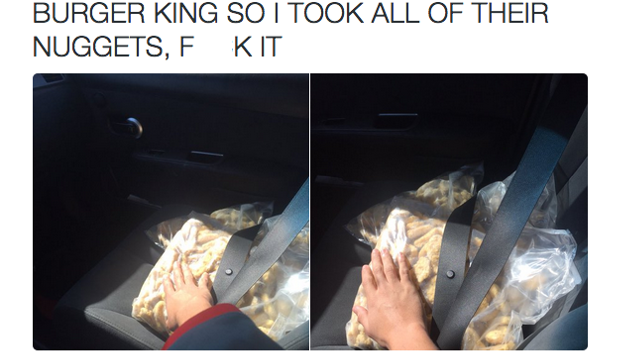 Man claims to 'steal all the chicken nuggets' after quitting his job at Burger King