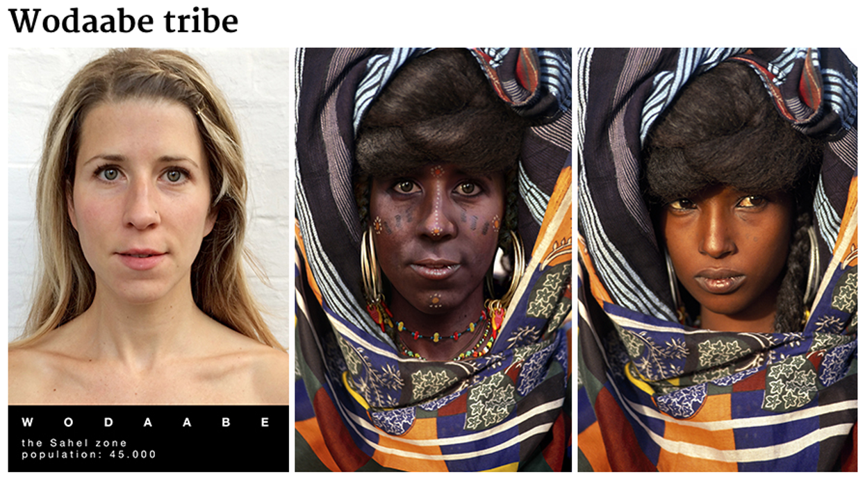 People are mad at this white woman who blacked up as several African tribespeople to 'raise awareness'