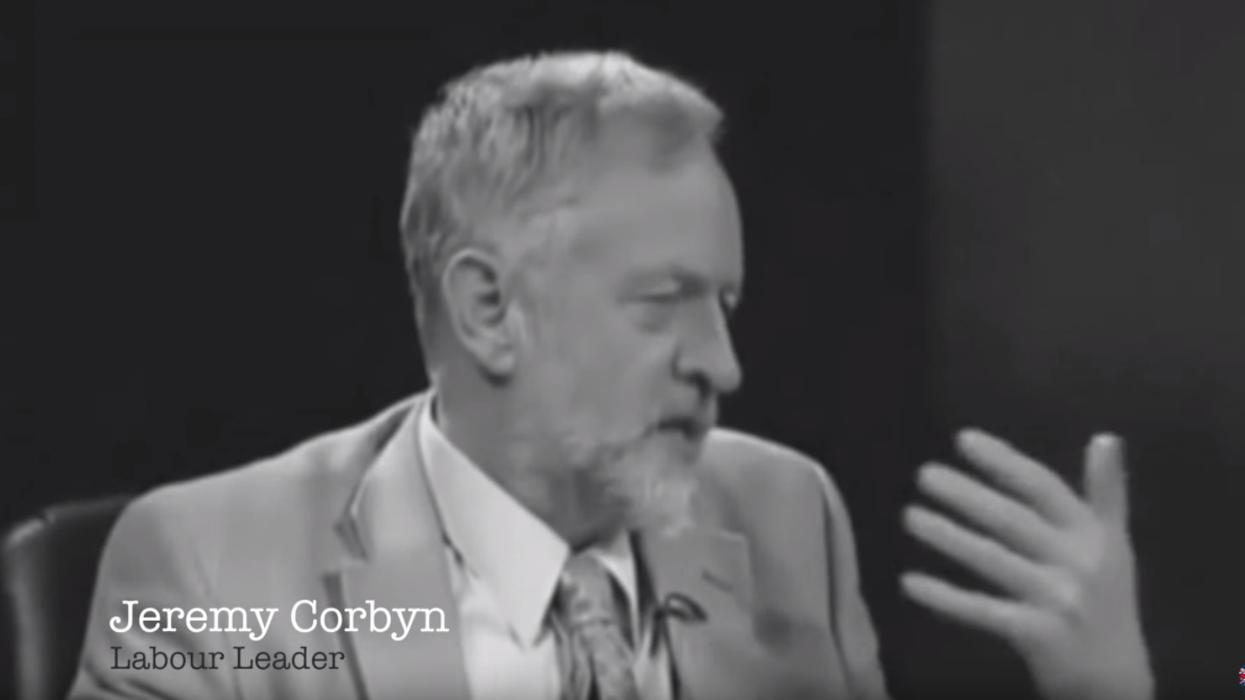 The Tories have released an 'attack video' of Jeremy Corbyn saying things out loud