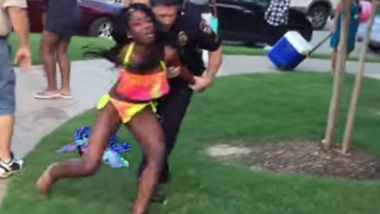 The teenage girl thrown to the ground by police at a pool party in Texas has spoken out