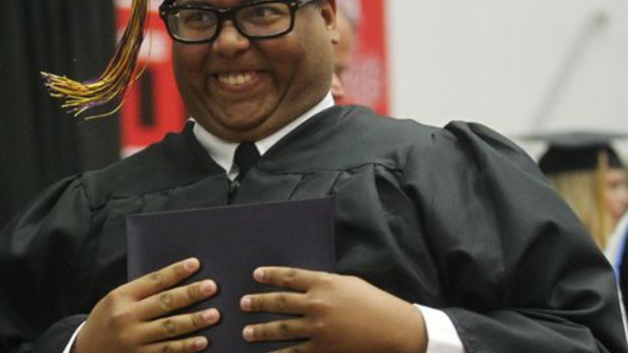This man posted a photo of his graduation online and became a meme