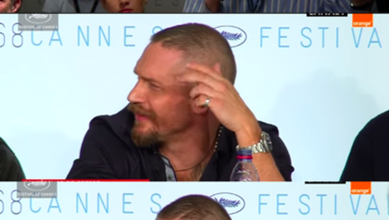 Tom Hardy had the greatest reaction to a journalist asking about men and Mad Max