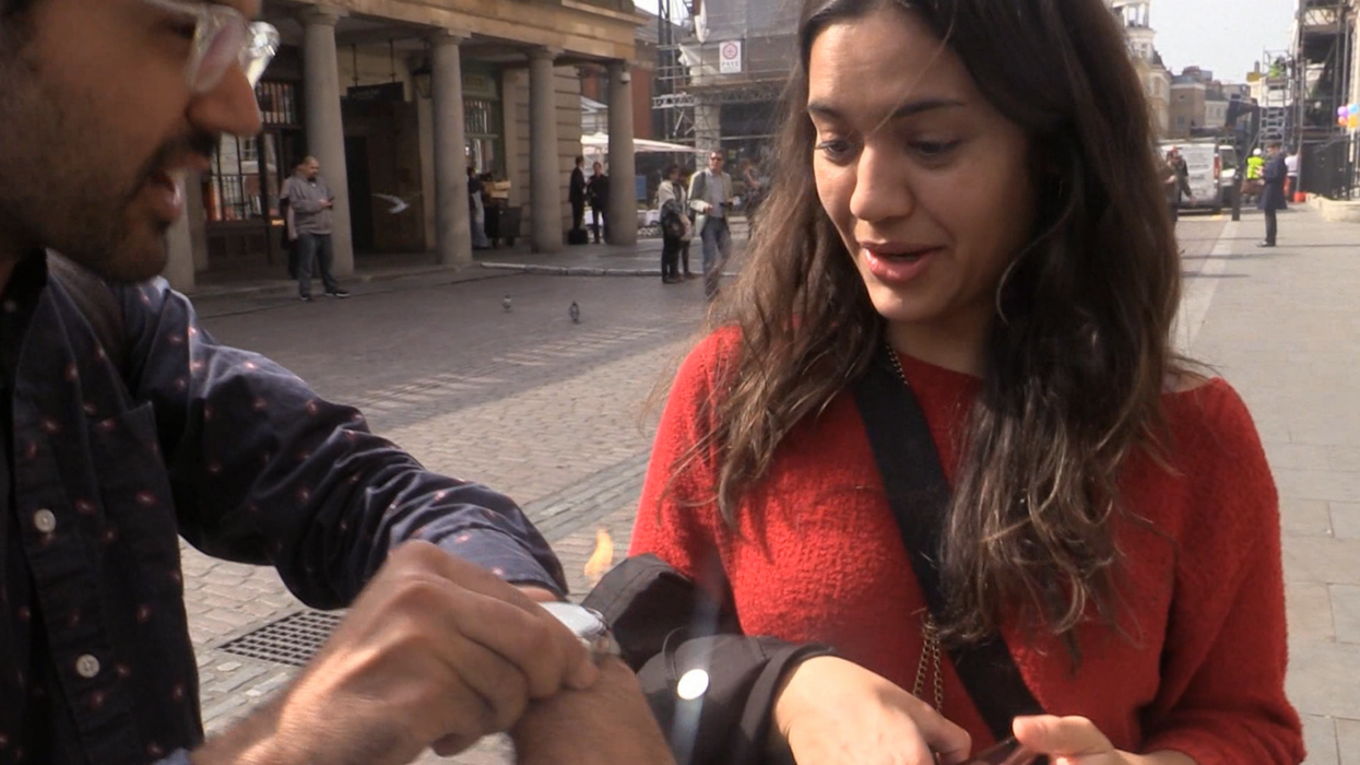 We asked people whether they really wanted an Apple Watch when they could have a watch that shot fire for just £20