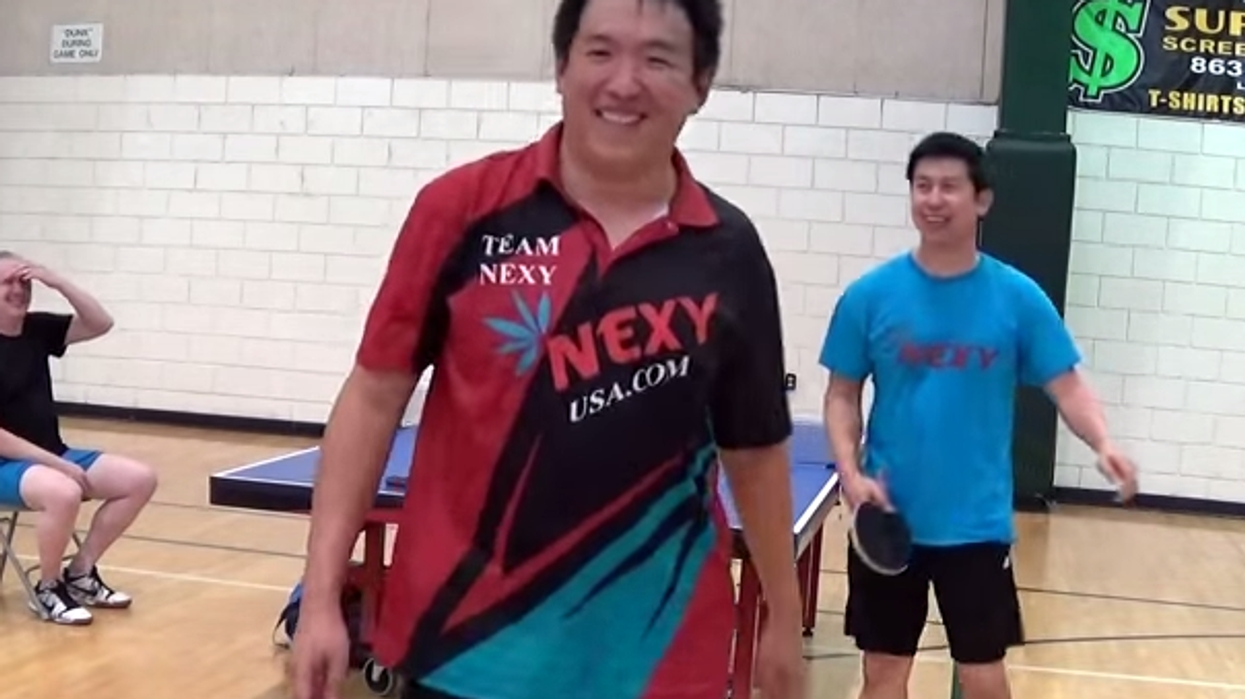Stop everything and watch this genius table tennis shot