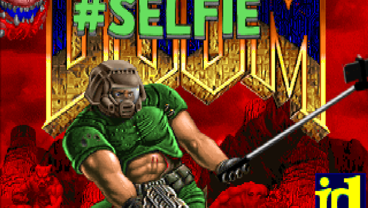 You can now use a selfie stick in Doom. Here's how