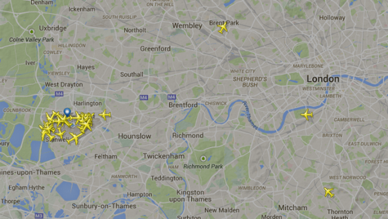 This is why the skies above London were emptying