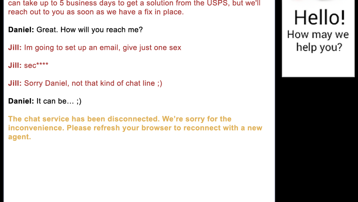 Why you shouldn't try to flirt with customer service reps online