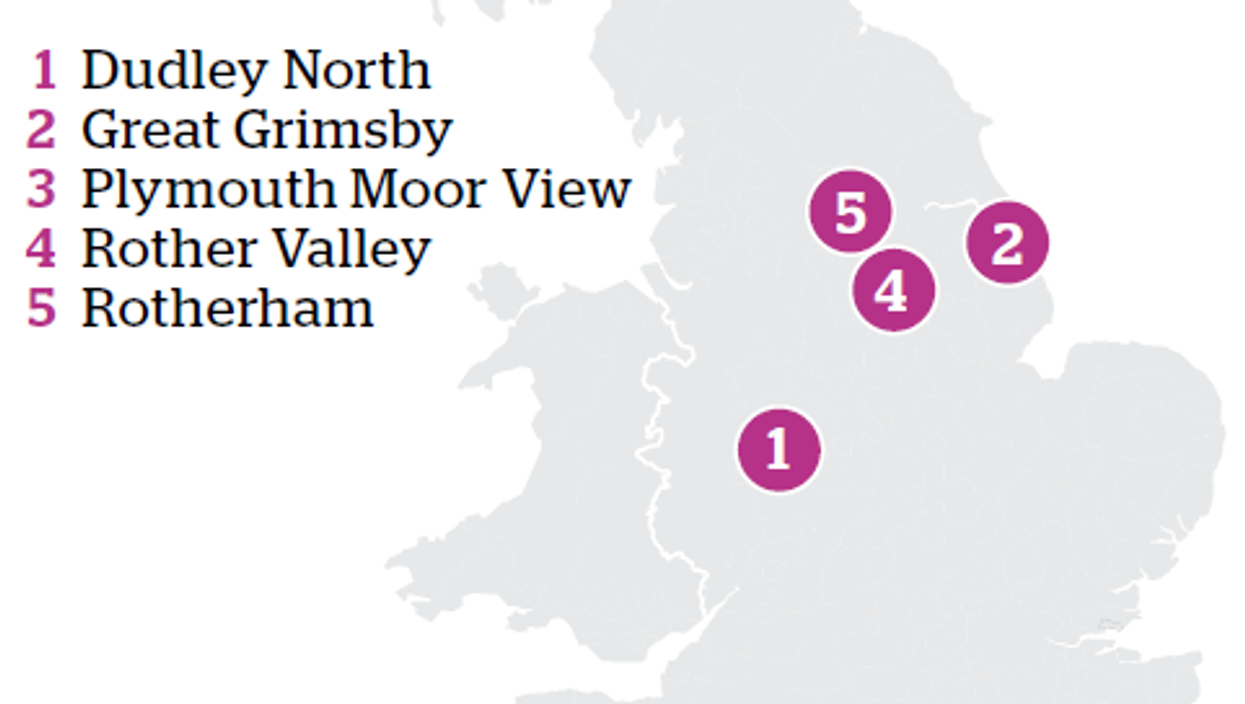 These are the Labour and Tory seats at risk from Ukip