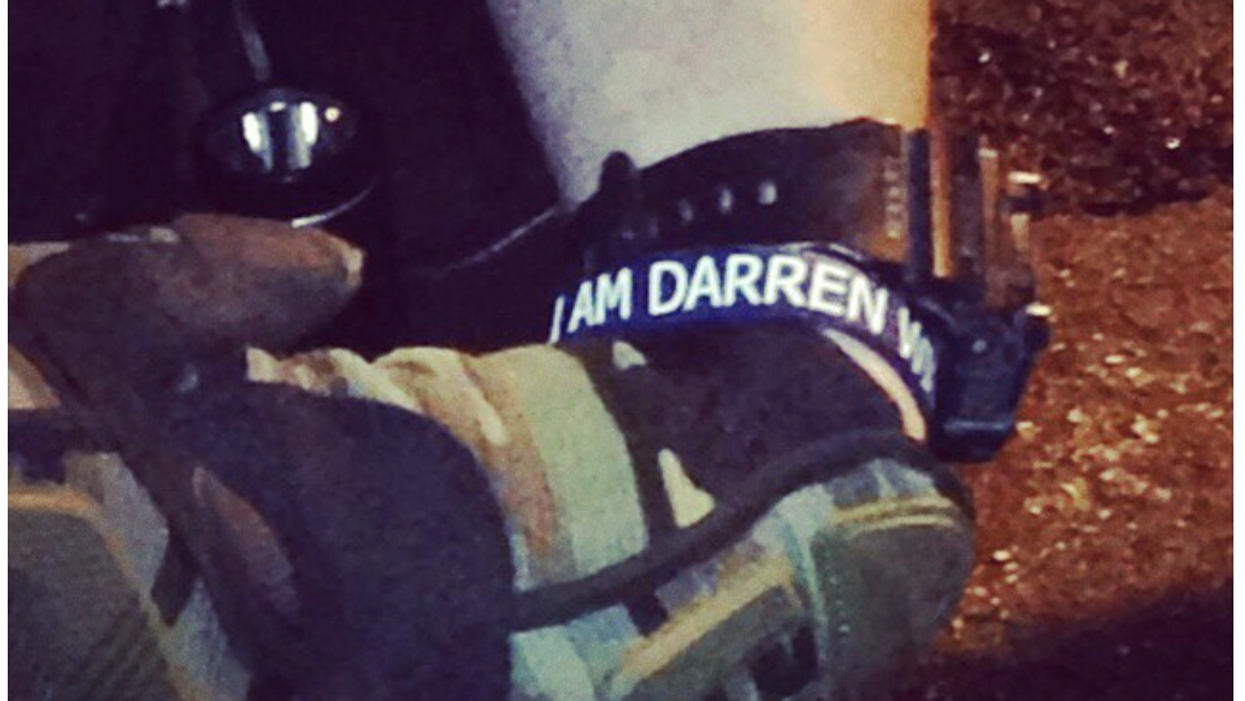 Police banned from wearing 'I am Darren Wilson' bracelets