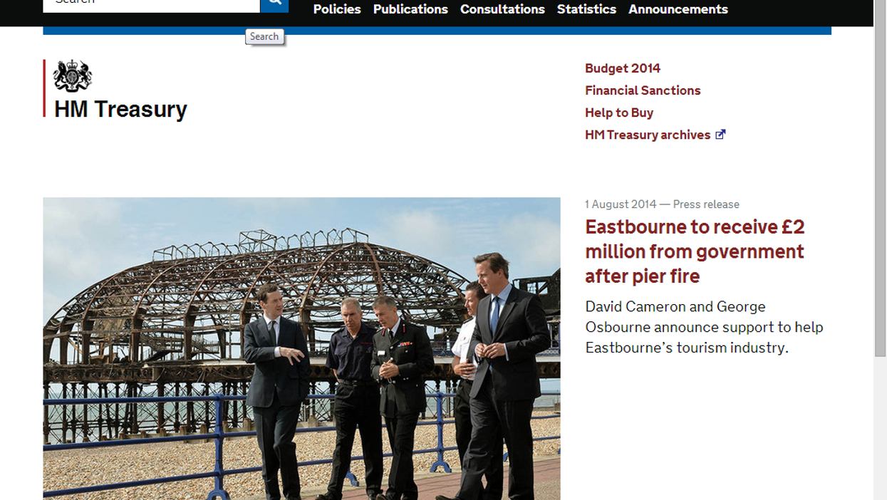 The Treasury does not know how to spell the Chancellor's name