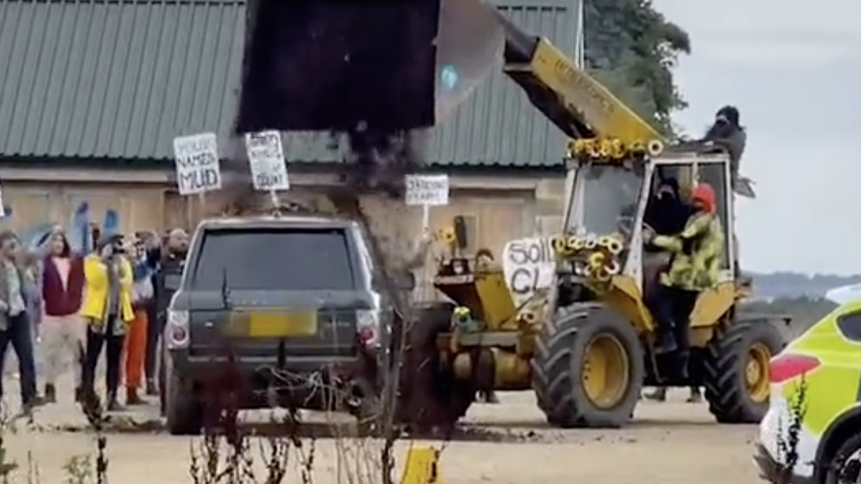 ‘Eco protesters’ dump three-tonnes of compost on Jeremy Clarkson’s Range Rover - but it’s not all as it seems
