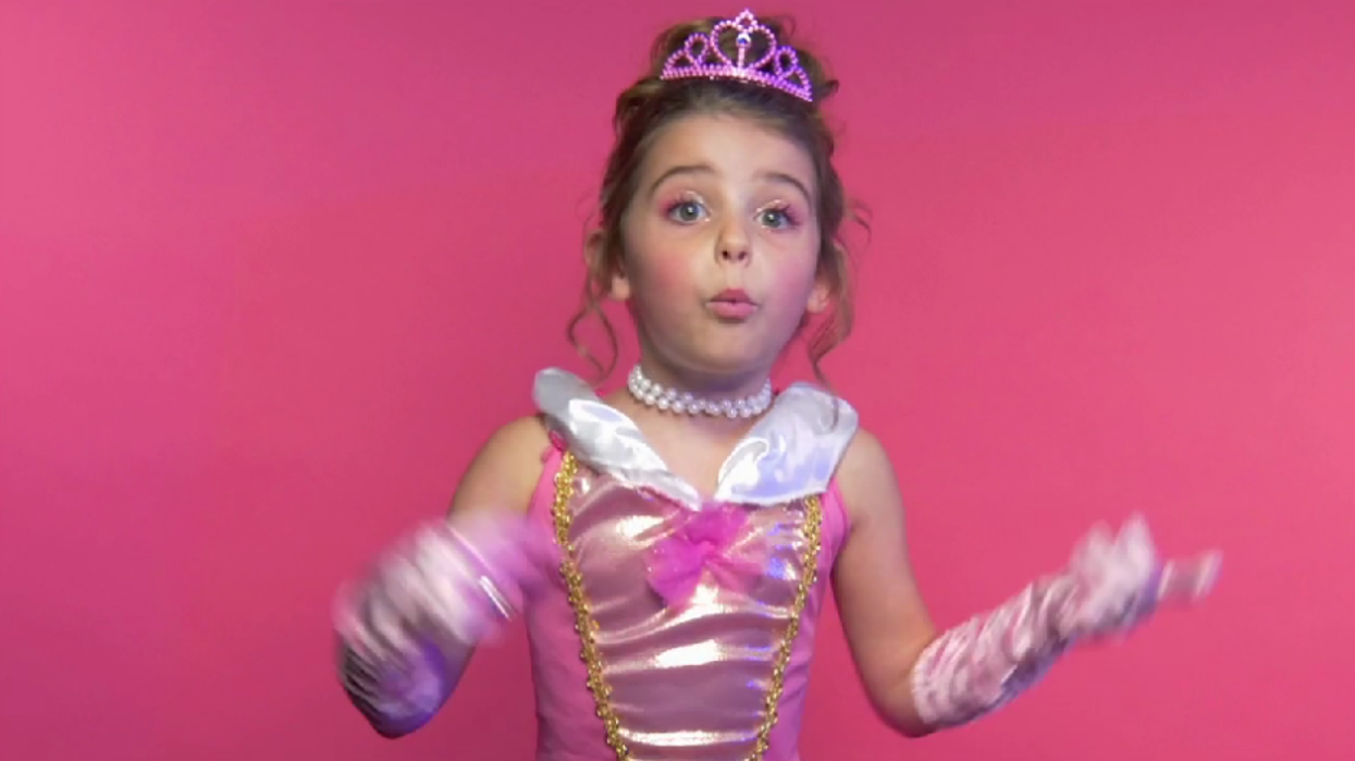 Little girls swear over and over again because feminism