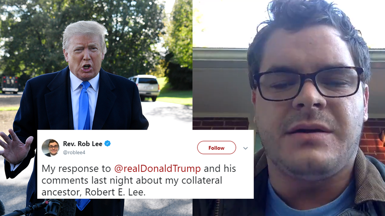 Robert E Lee's relative condemns Donald Trump's praise of the pro-slavery general