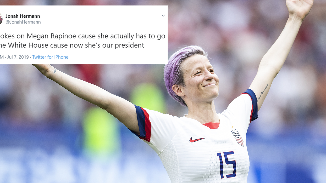 Trump congratulates US women's team while the internet declares Megan Rapinoe the new president
