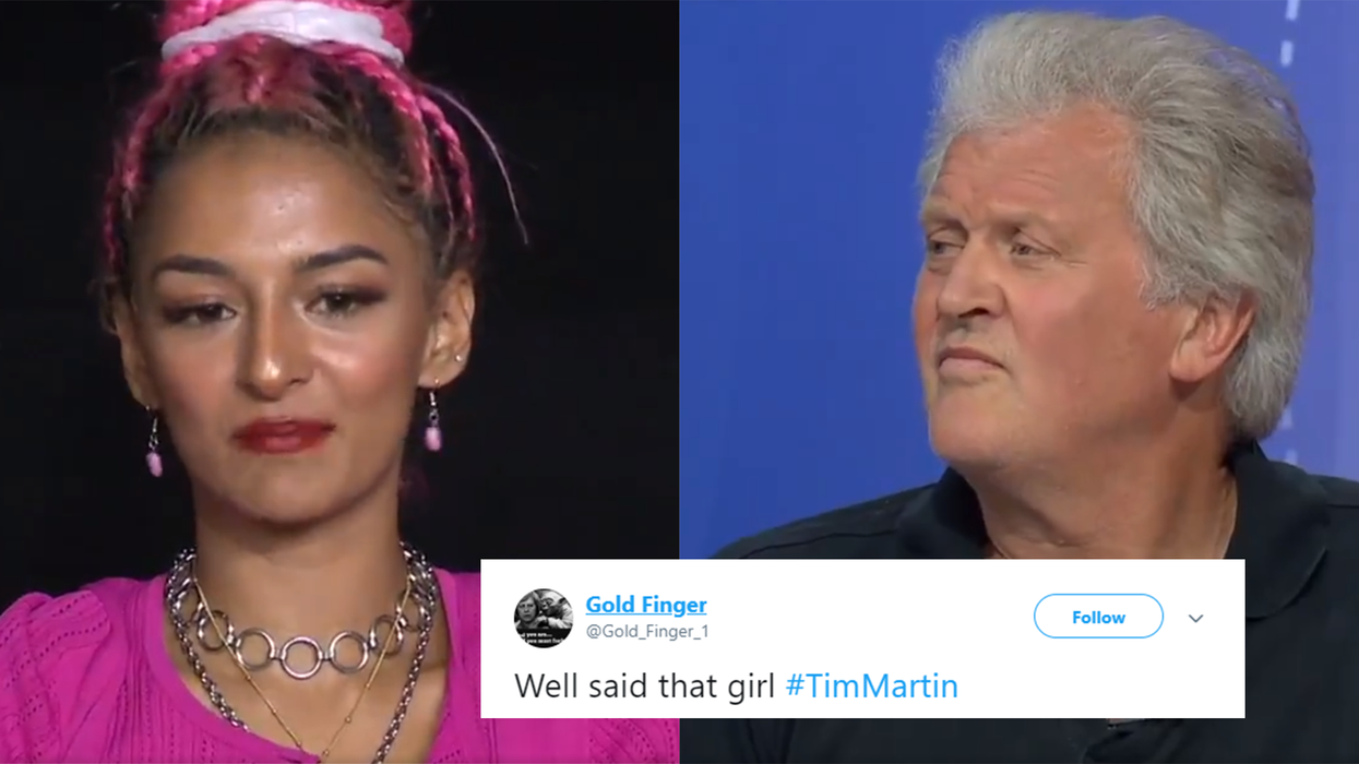 Young Question Time member accuses Tim Martin of supporting Brexit to 'line his own pockets'