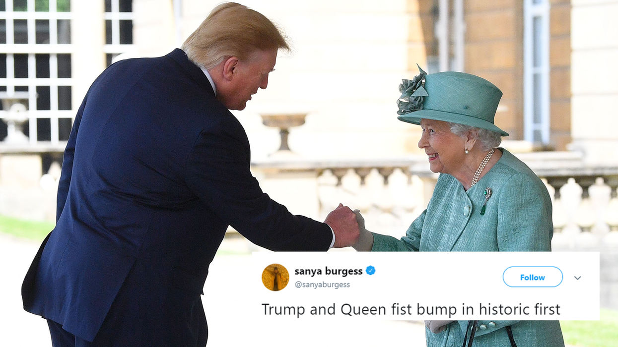 If there's one good thing to come out of Trump meeting the Queen, it's the memes