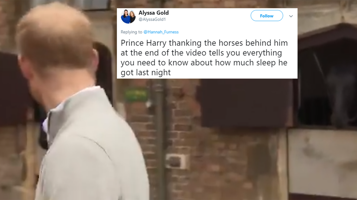 Prince Harry thanked his horses after announcing his son's birth, and the internet is losing it