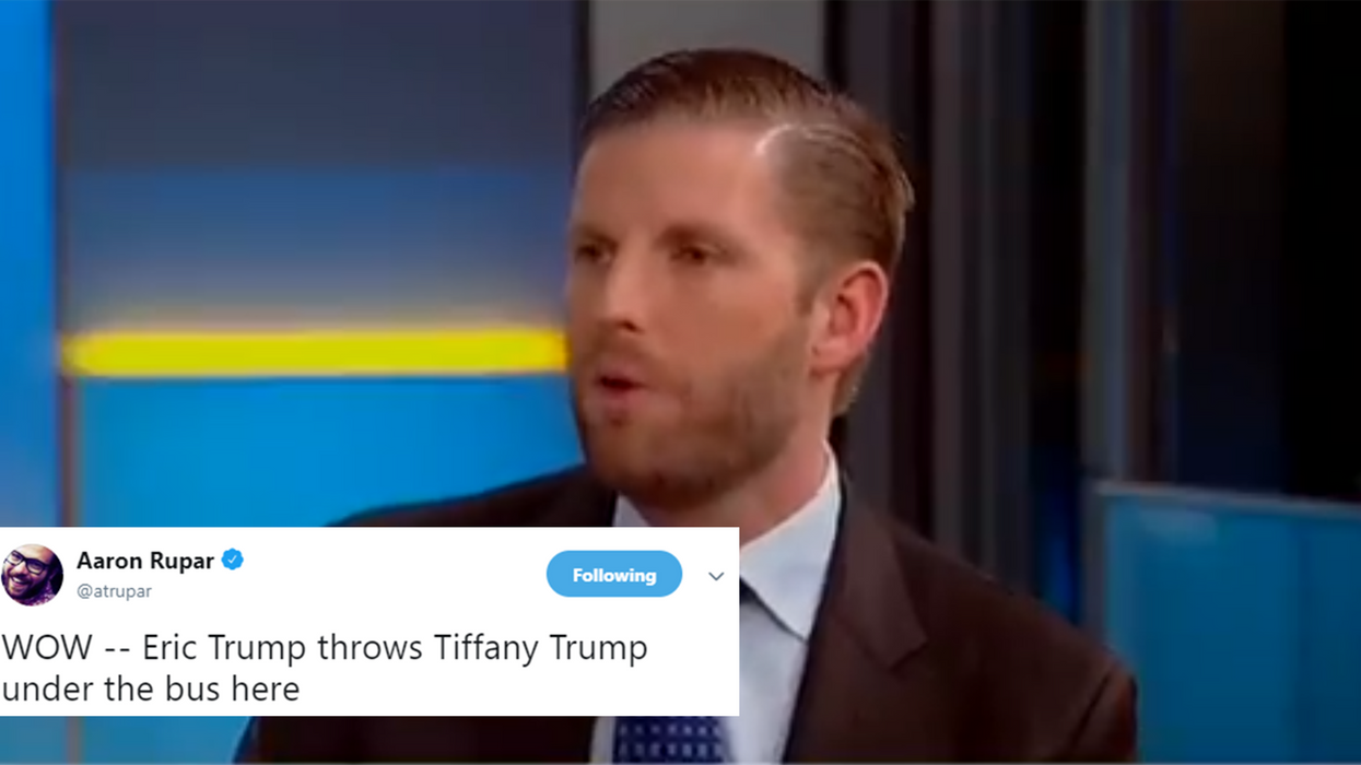 Eric Trump reveals how much his sister drinks on live TV