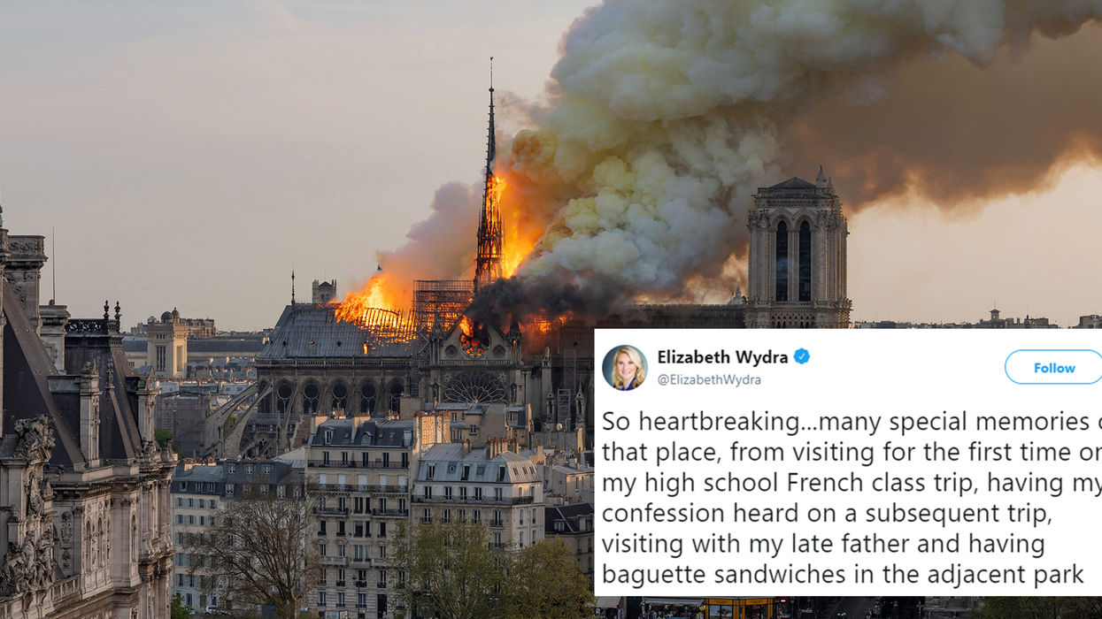 People are sharing their memories of the Notre Dame cathedral following a devastating fire