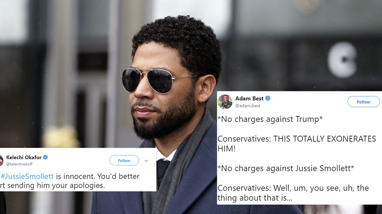 How the world reacted to charges against Jussie Smollett being dropped