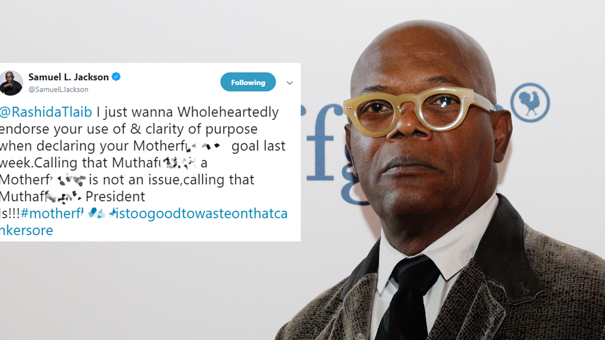 Samuel L Jackson endorses Democratic congresswoman Rashida Tlaib calling Trump a 'motherf*****'