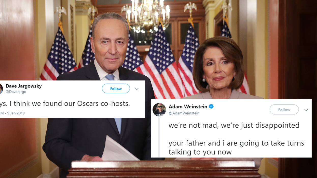 Nancy Pelosi and Chuck Schumer become instant meme after border wall speech rebuttal