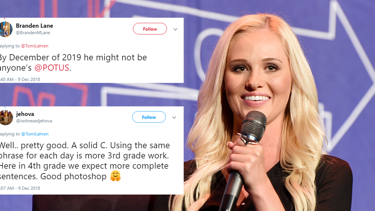Tomi Lahren tried to own liberals with a 'Not My President' calendar and it seriously backfired