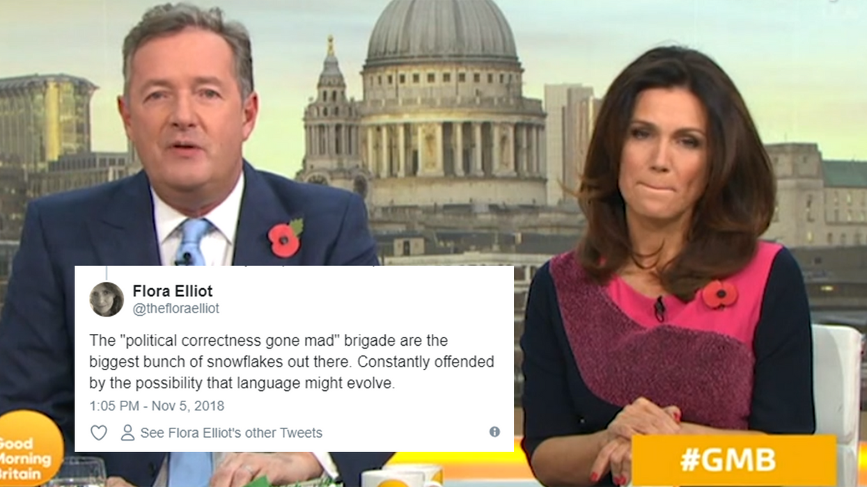 The BBC called snowmen 'snowpeople' and Piers Morgan reacted like a total snowflake