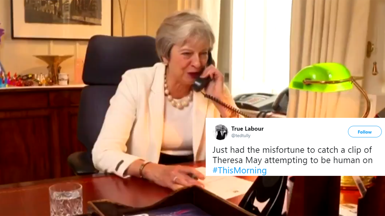 Theresa May made her acting debut in a sketch for This Morning and you really have to see it for yourself