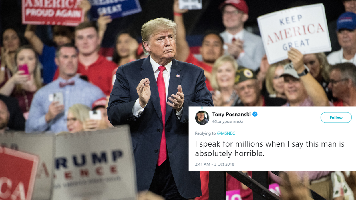 President Trump mocks Christine Blasey Ford at rally in Mississippi, and Twitter calls him out