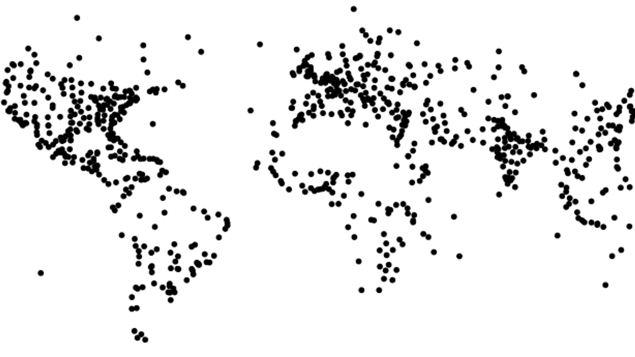 See the world differently with these minimalist maps