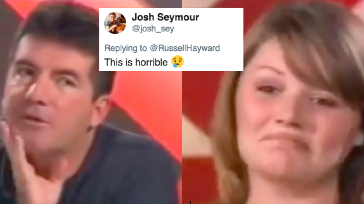 People are shocked by this old X Factor clip showing Simon Cowell 'fat shaming' a contestant