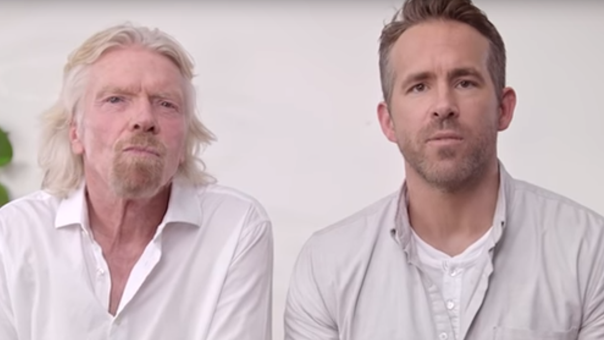 Ryan Reynolds and Richard Branson have done a promo together and it's the best thing you'll see today