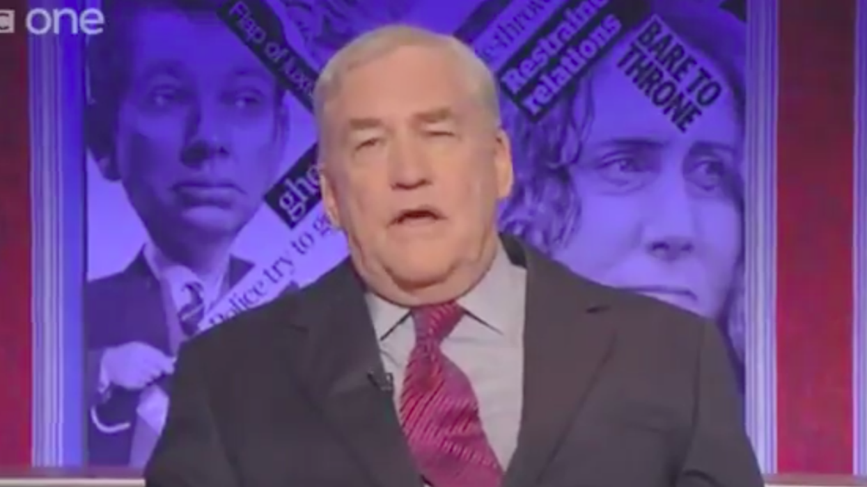 Conrad Black has been pardoned by Trump - so here he is being exposed as a 'criminal and charlatan' on Have I Got News For You