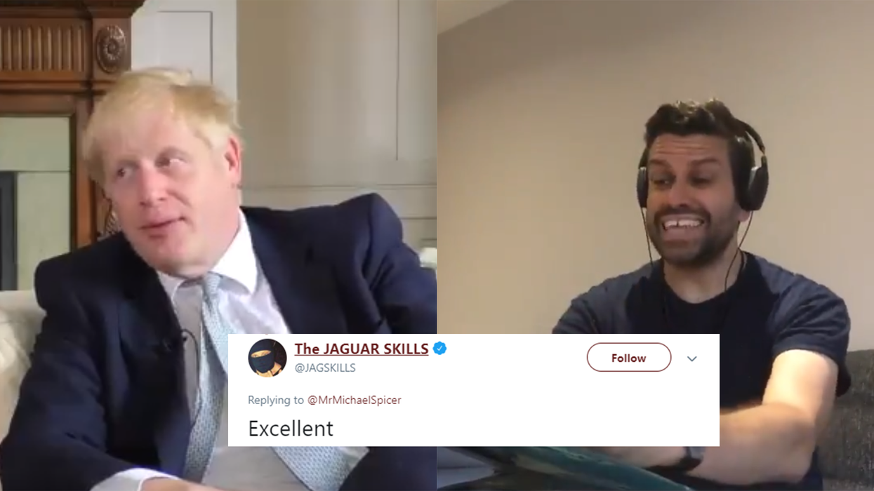 Comedian imagines what really went on in that Boris Johnson interview and it’s amazing
