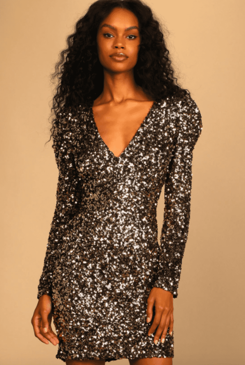 sparkly holiday party dress Zapaka Women Dark Green Holiday Dress Sparkly Sequin Short Sleeve Sweetheart Party Dress, Dark Green / M